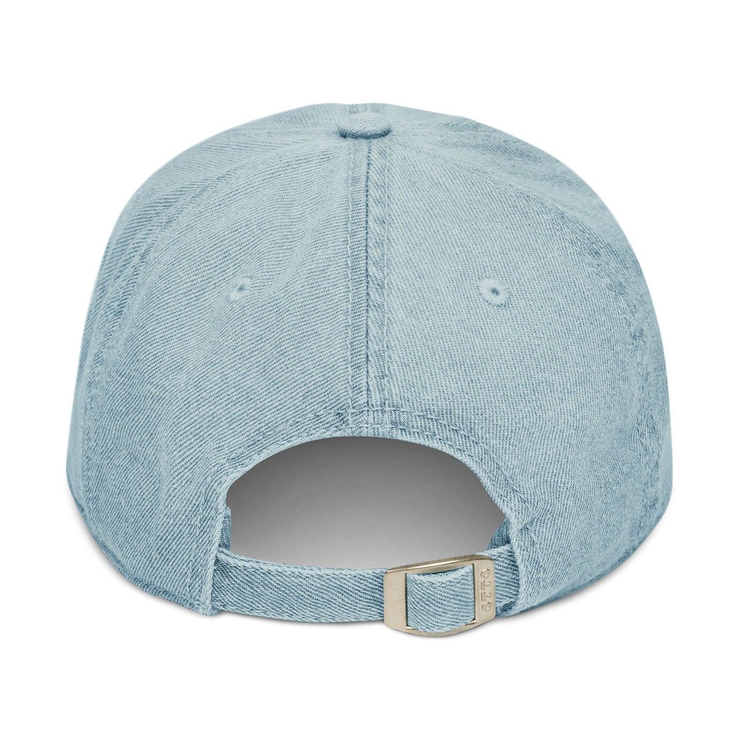 Embroidered Village Social Denim Hat - Stylish and Casual Social Cap for Everyday Wear