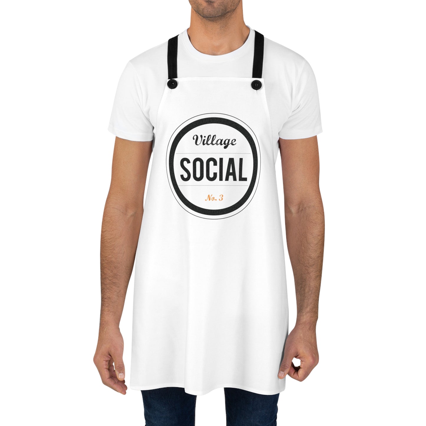 Village Social Apron - Perfect for Home Chefs & Baking Enthusiasts