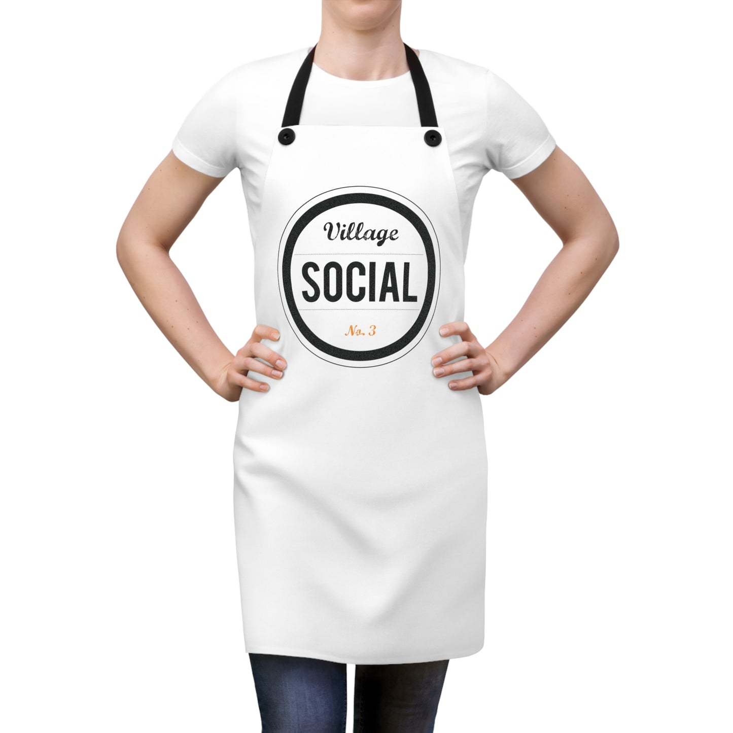 Village Social Apron - Perfect for Home Chefs & Baking Enthusiasts